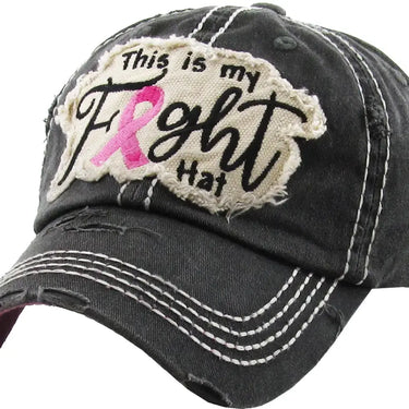 This Is My Fight Hat Vintage Style Hat
